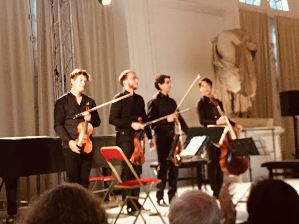 le Quatuor Van Kuijk le 18 septembre à l'Orangerie de Sceaux