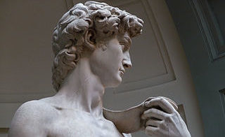 Le David de Michel-Ange, détail Cliché Wikimédia Commons