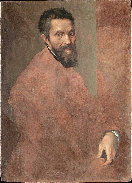 Portrait de Michel-Ange  cliché Wikimédia Commons