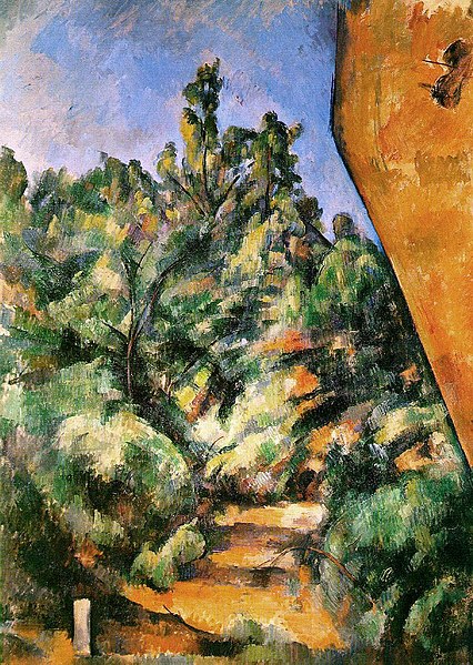 Le Rocher Rouge (Bibemus)      Cézanne     Crédit : Wikimédia Commons